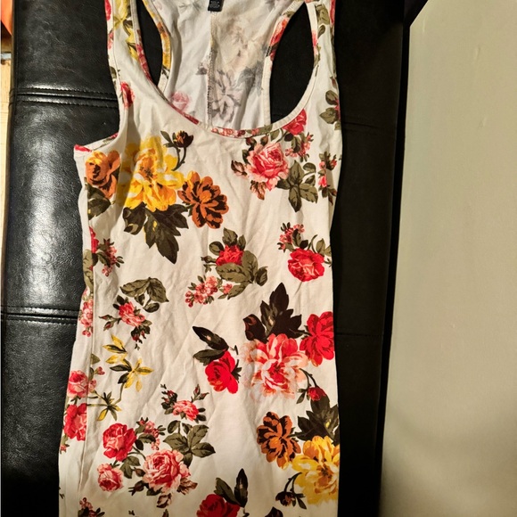 Flowery mini dress - Picture 1 of 1